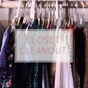 In this closet you would find lovely items....